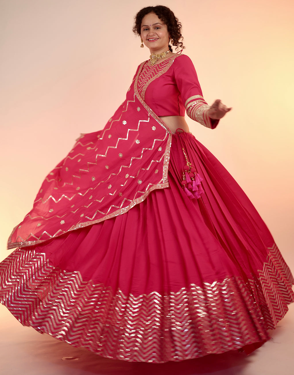 Apsara lehenga purple