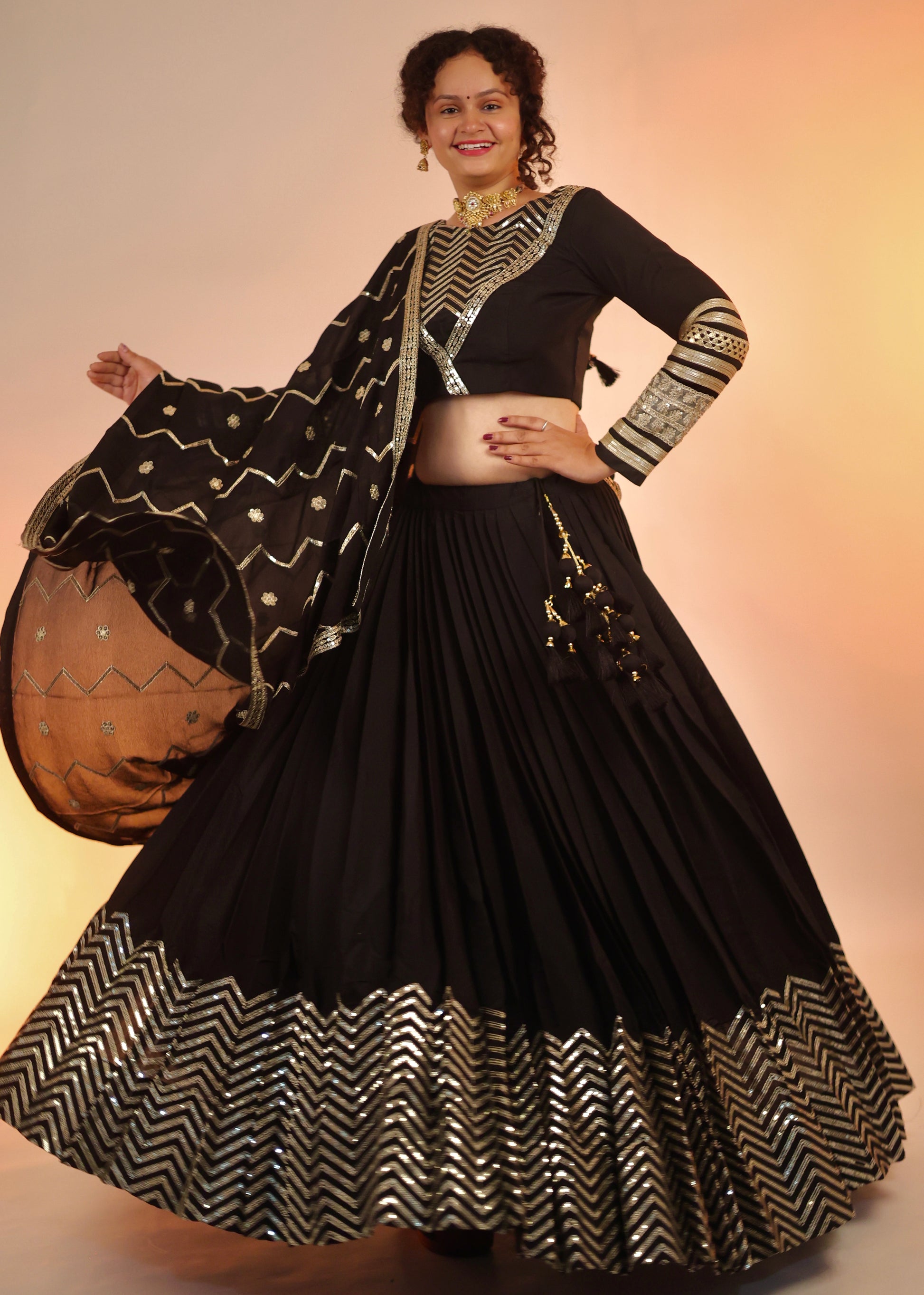 Apsara lehenga purple