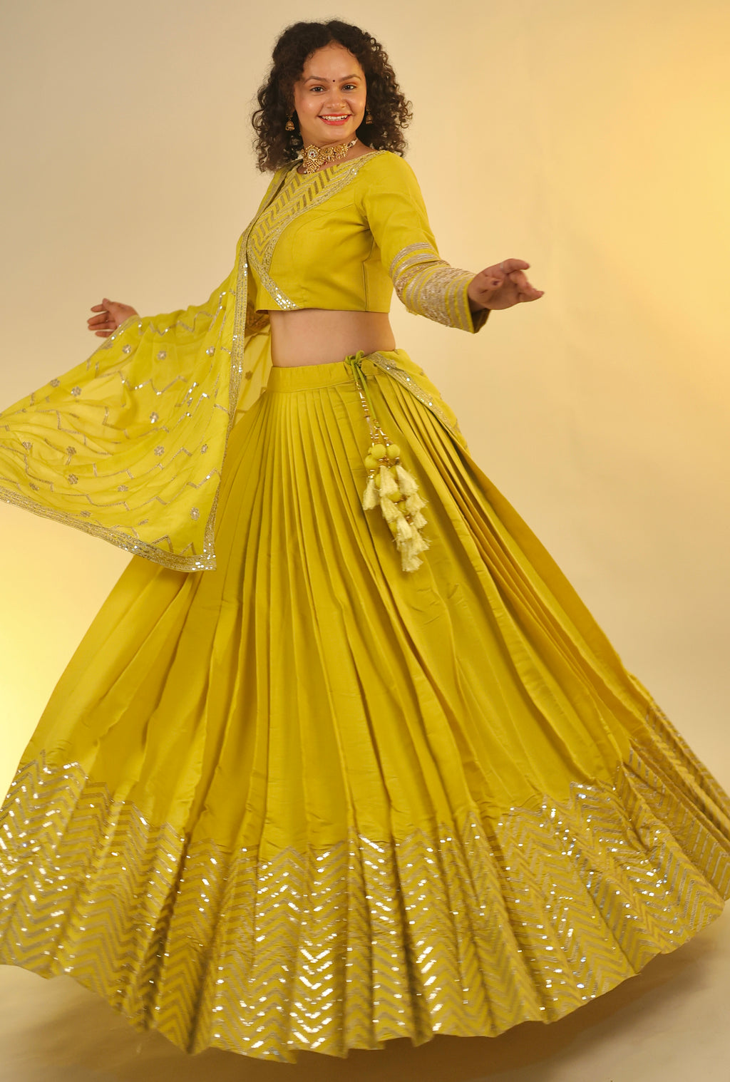 Apsara silk lehenga
