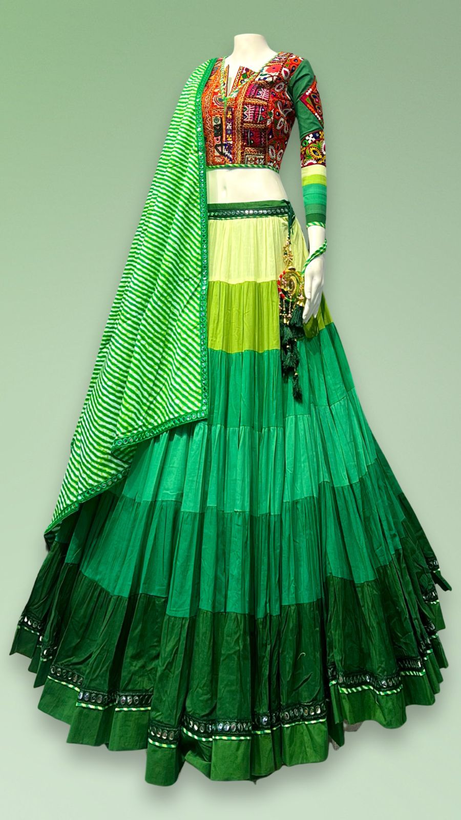 Shaded Gamthi chaniya choli